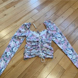 ASOS Tie-Front Top